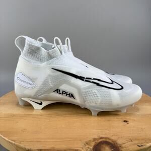 Nike Alpha Menace Elite‎ 3 Mens Size 13.5 Football Cleats White CT6648-109 NEW